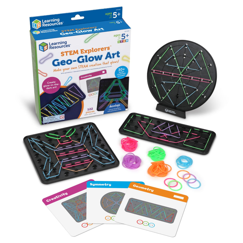 Learning Resources - 2025 Stem Explorers Geo-Glow Art
