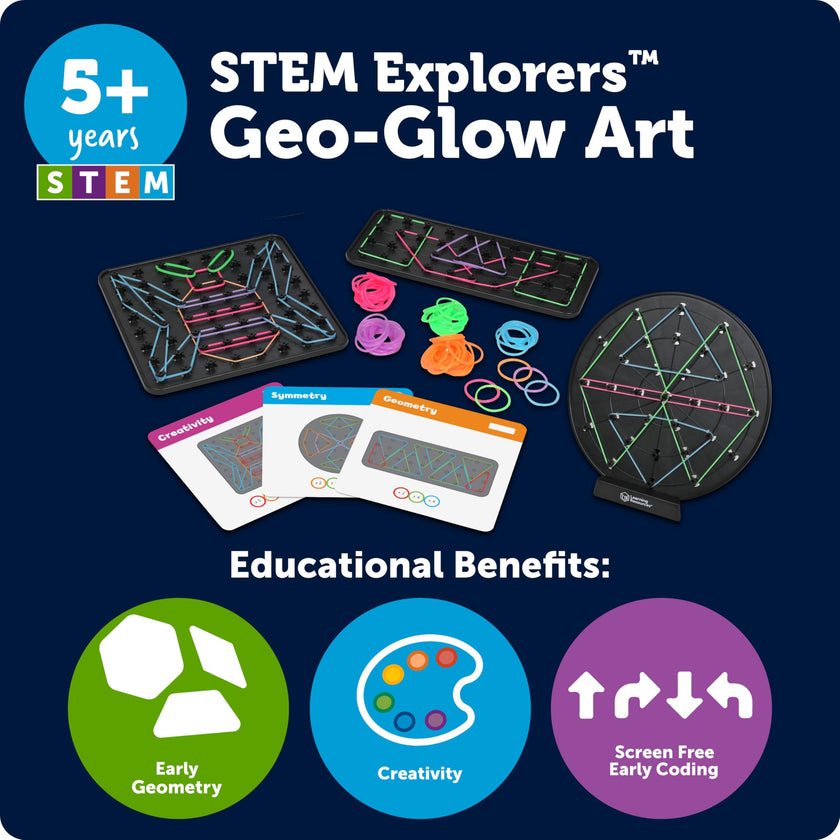 Learning Resources - 2025 Stem Explorers Geo-Glow Art