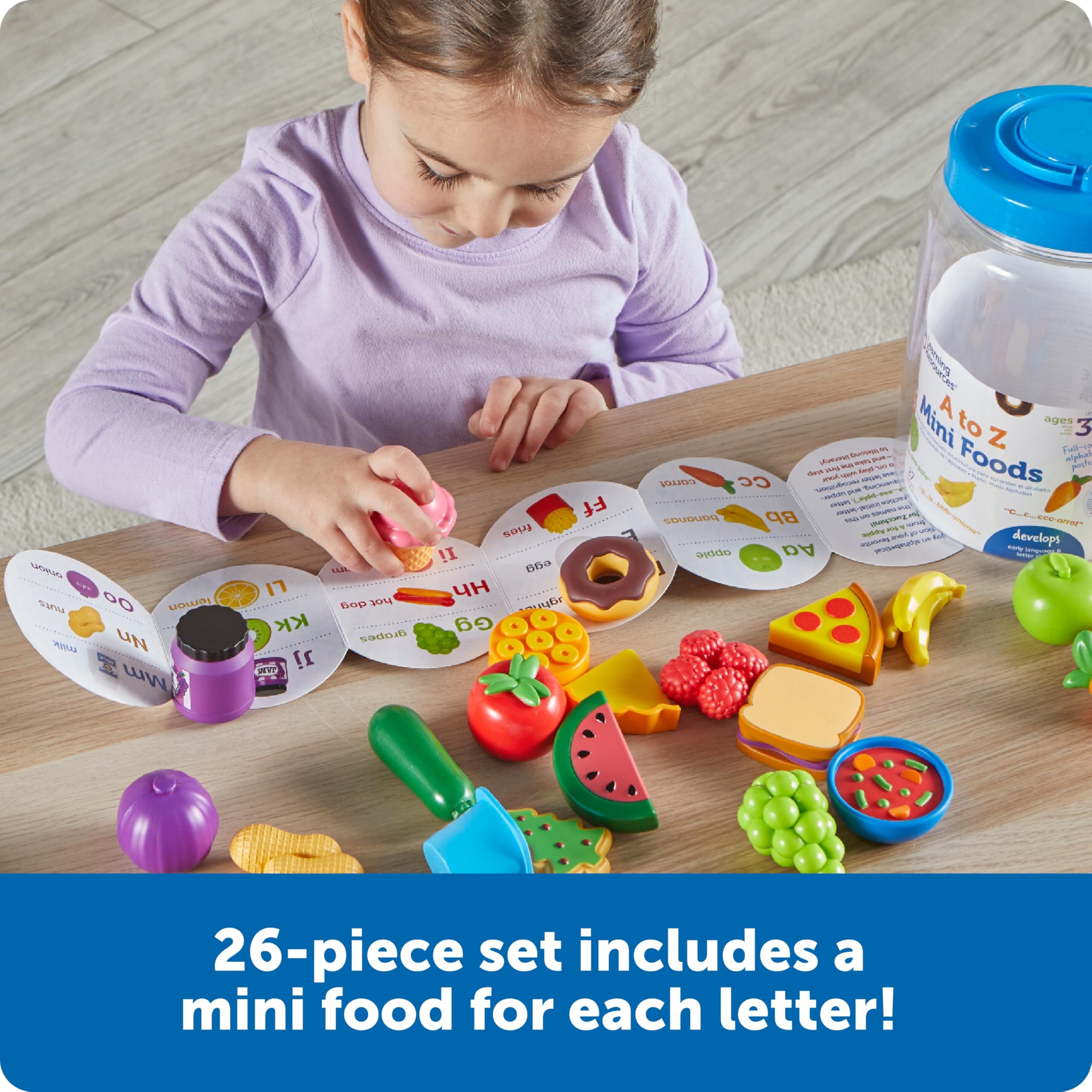 Learning Resources - A-Z Mini Foods