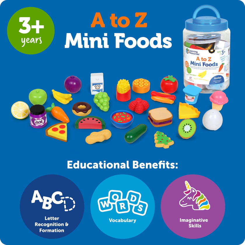 Learning Resources - A-Z Mini Foods
