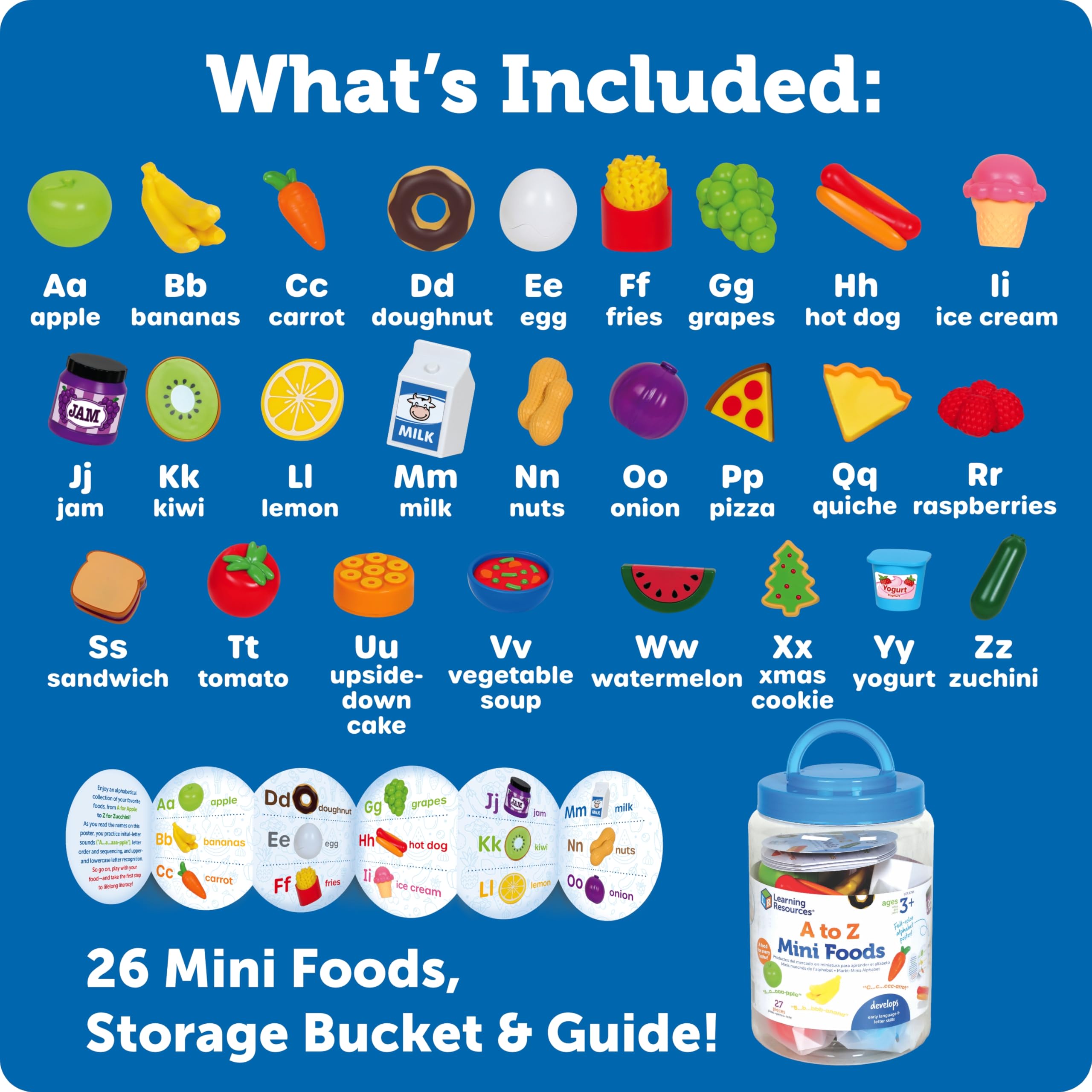 Learning Resources - A-Z Mini Foods