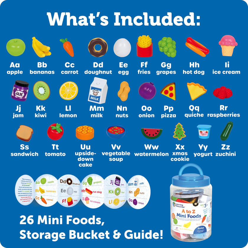 Learning Resources - A-Z Mini Foods