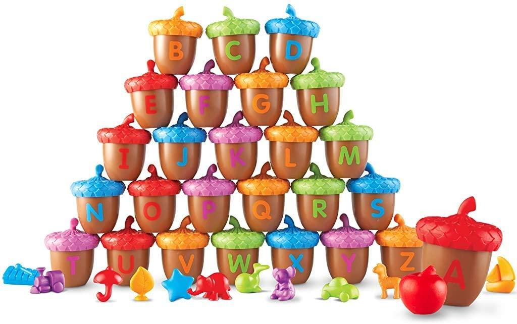 Learning Resources - Alphabet Acorns Activity Set