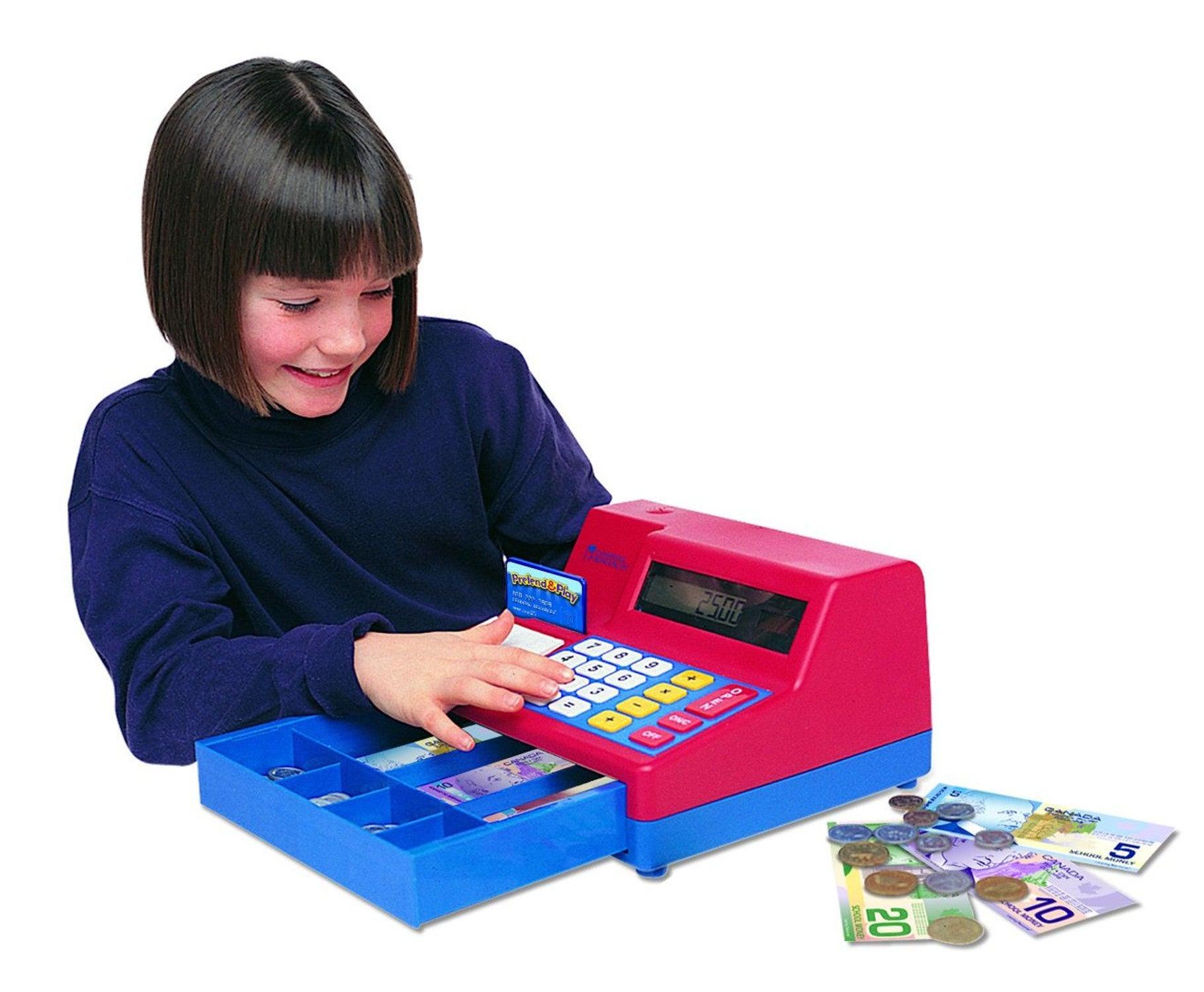Learning Resources - Calculator Cash Register With Canadian Currency