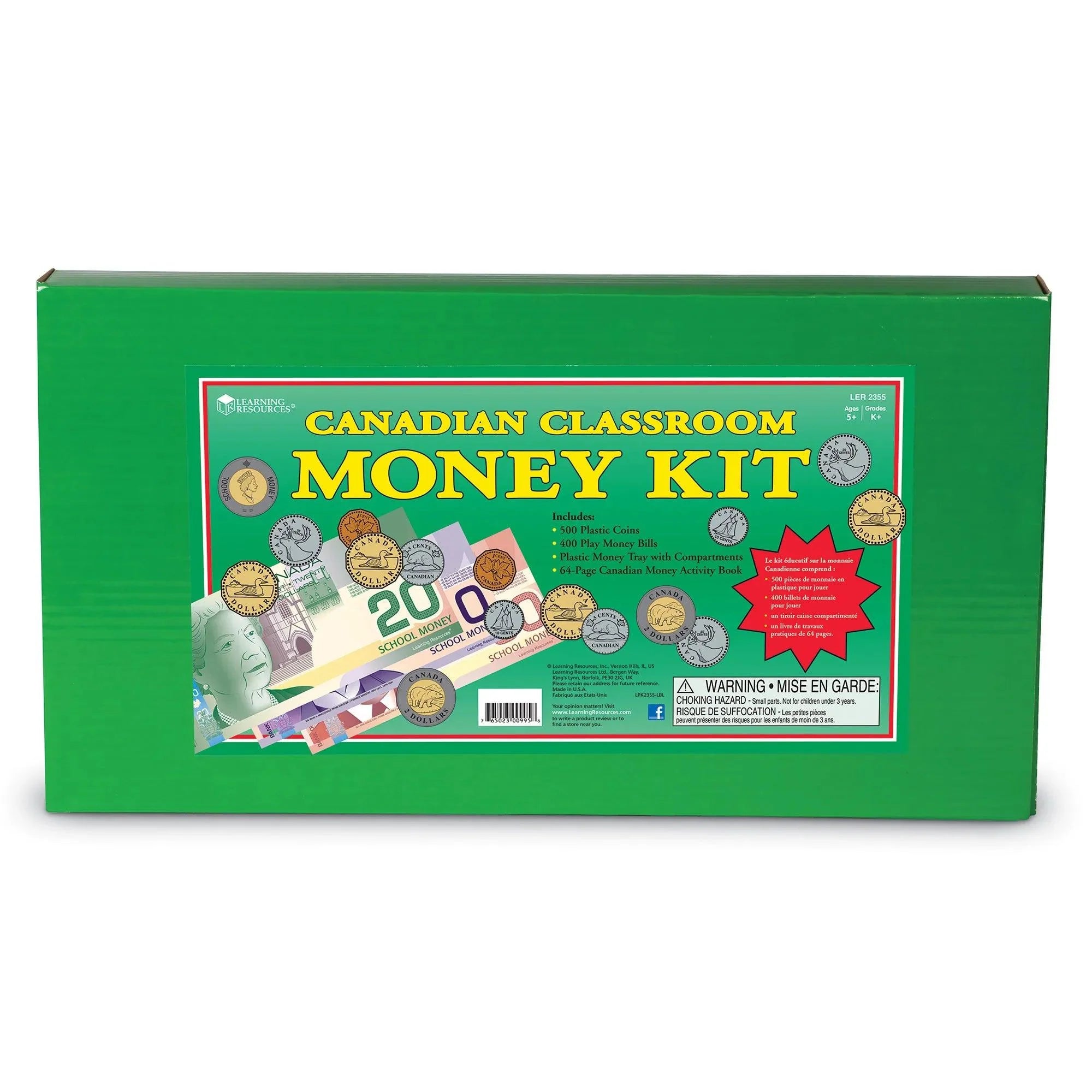 Learning Resources - Canadian Classroom Money Kit