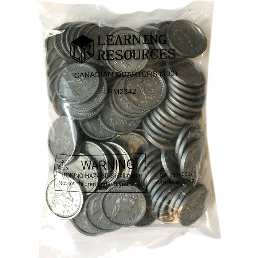 Learning Resources - Canadian Quarters (100Pcs)