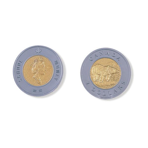 Learning Resources - Canadian Toonie Coin (50Pcs)