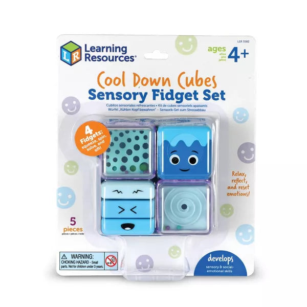 Learning Resources - Cool Down Cubes Sensory Fidget Set