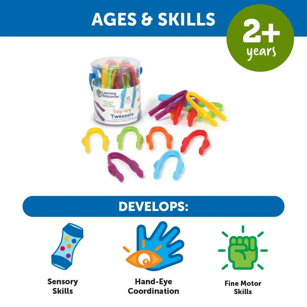 Learning Resources - Pinces à épiler Easy-Grip