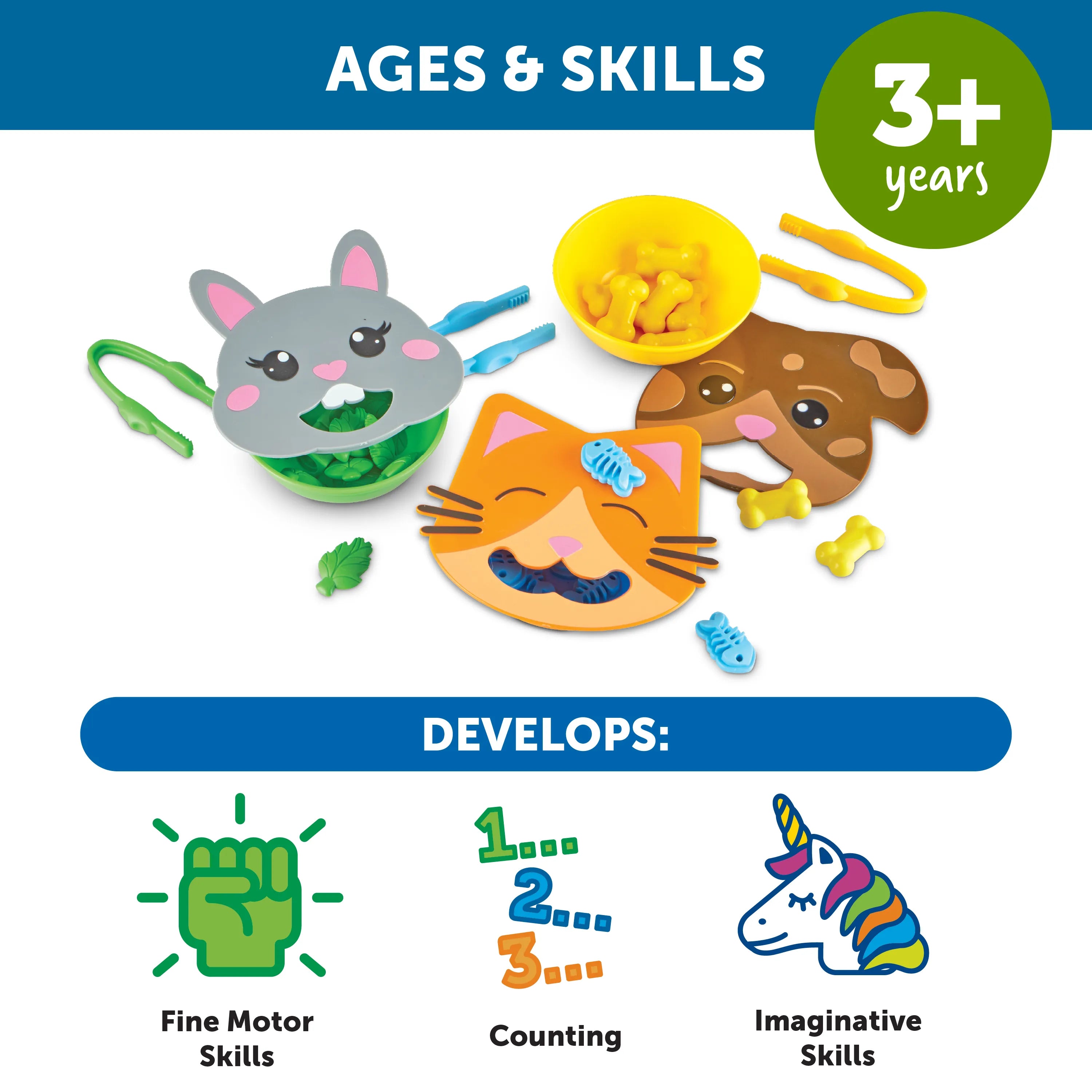 Learning Resources - Fine Motor Feeding Friends