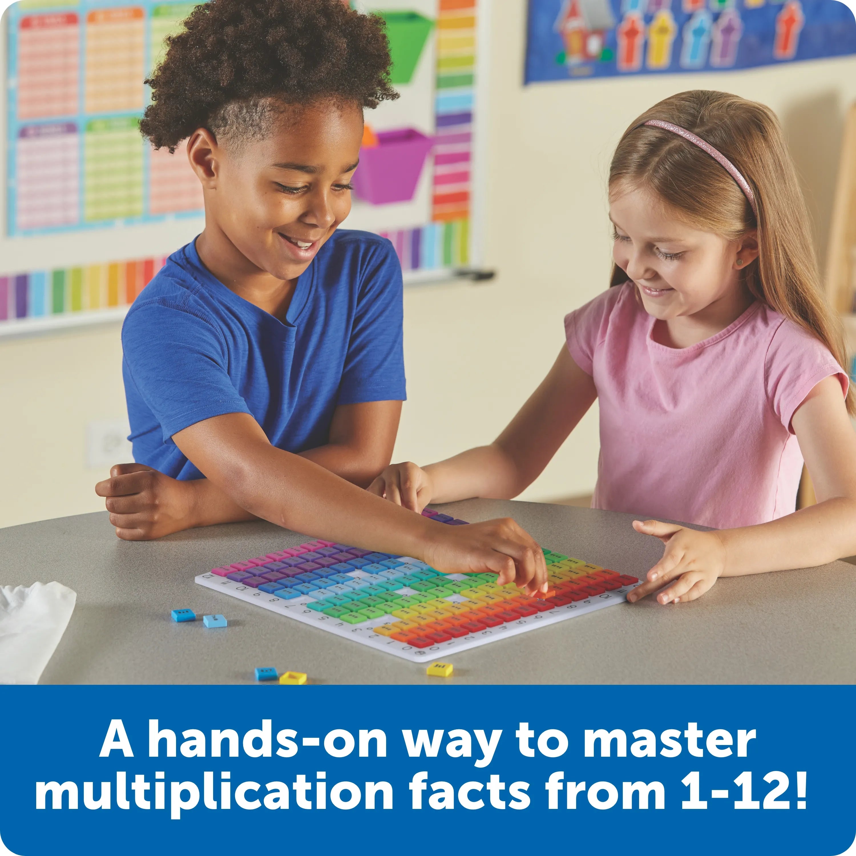Learning Resources - Math Rainbow Multiplication Board