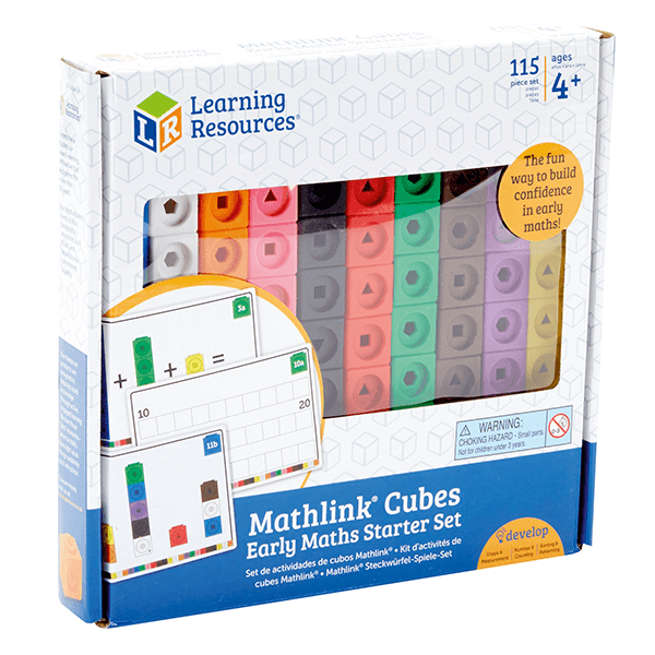 Learning Resources - Mathlink Cubes, Early Math Activity Set