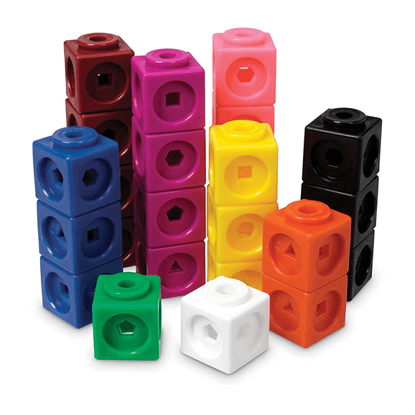 Learning Resources - Mathlink Cubes, Early Math Activity Set