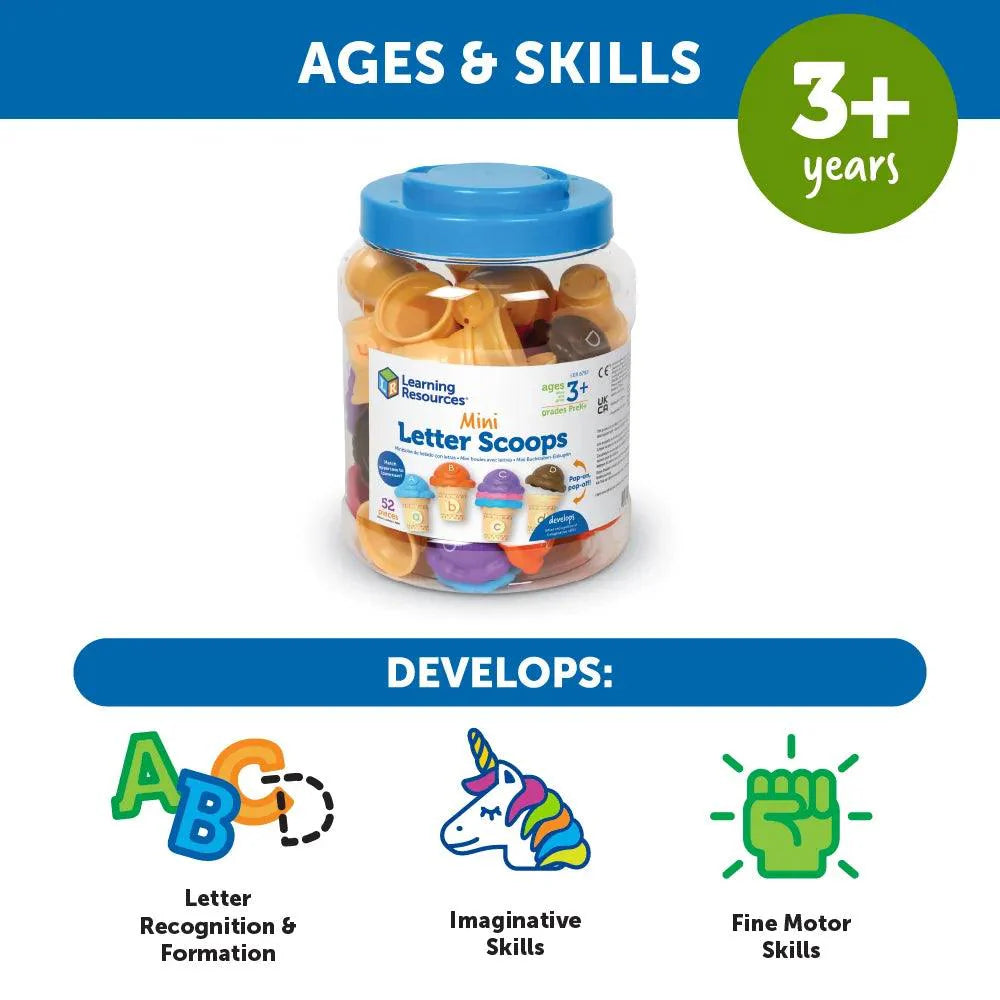 Learning Resources - Mini Letter Scoops