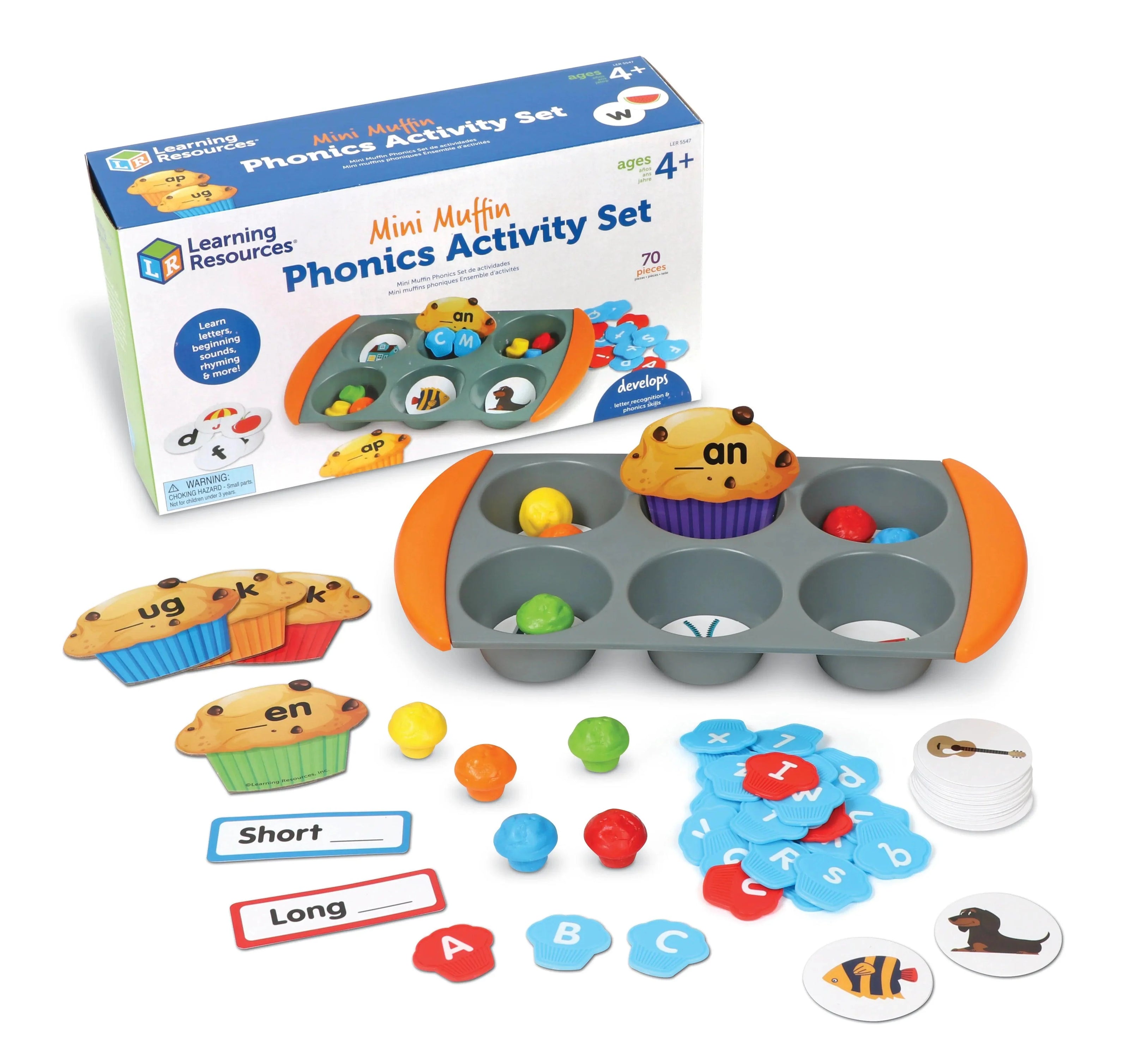 Learning Resources - Mini Muffin Phonics Activity Set