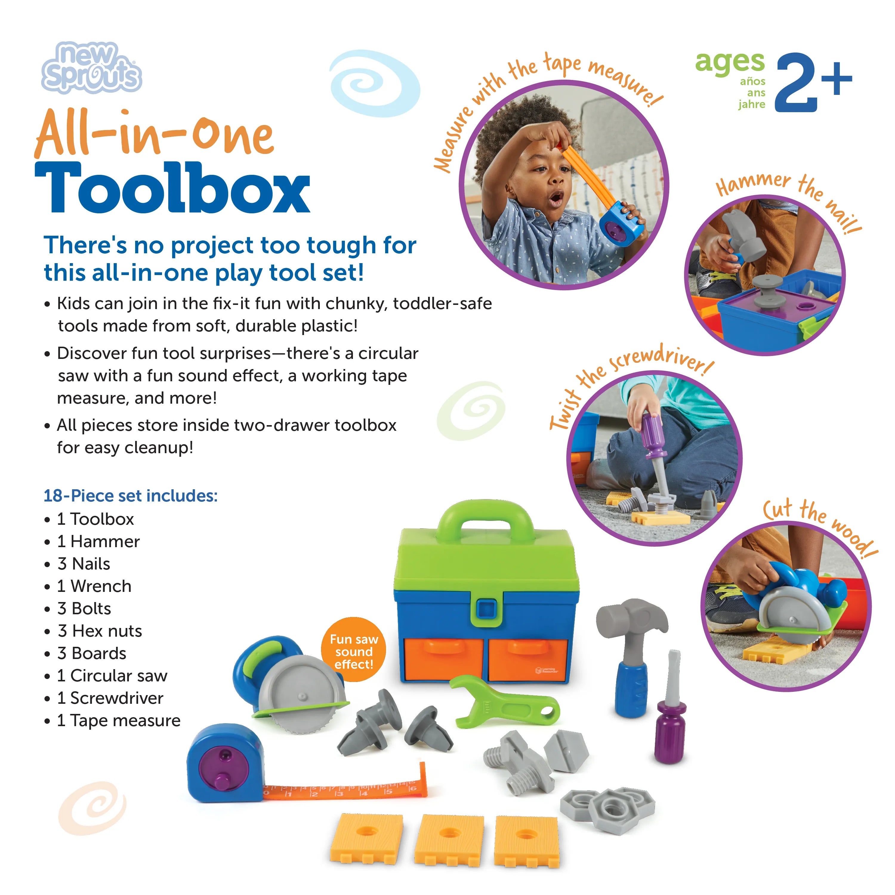 Learning Resources - New Sprouts All-In-One Toolbox