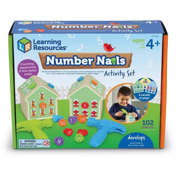 Learning Resources - Number Nails! Fine Motor Math Game