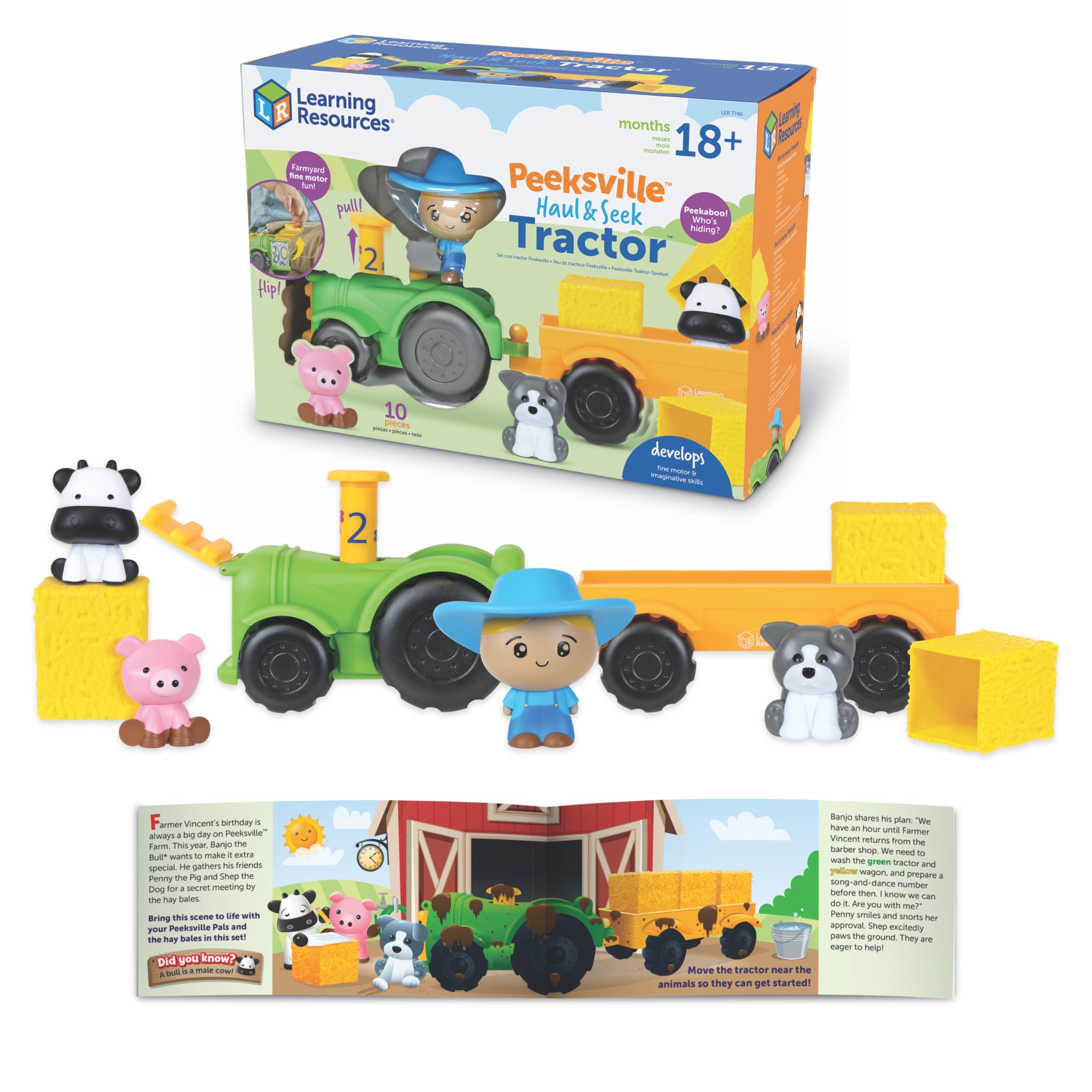 Learning Resources - Tracteur Peeksville Haul & Seek