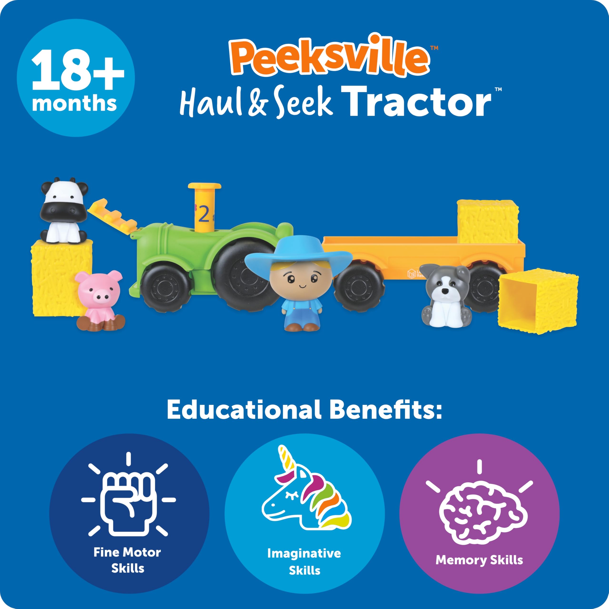 Learning Resources - Tracteur Peeksville Haul & Seek