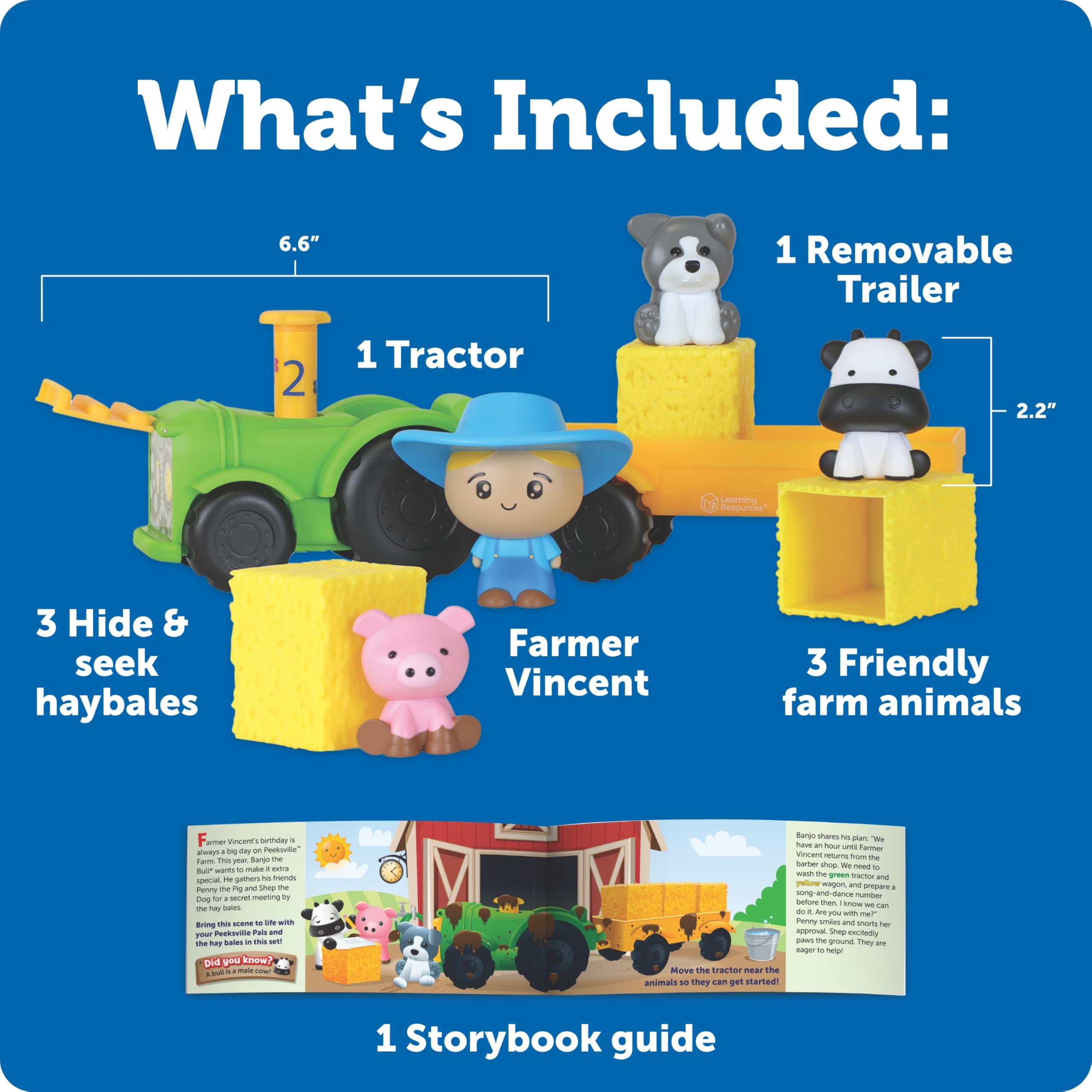 Learning Resources - Tracteur Peeksville Haul & Seek