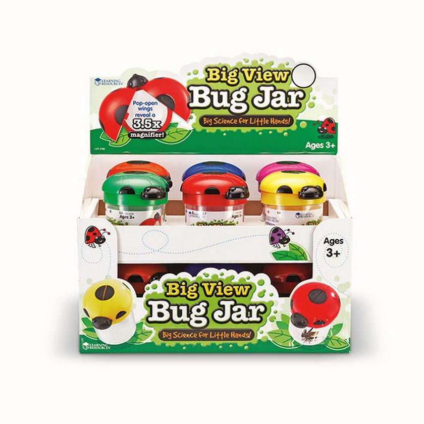 Learning Resources - Primary Science Big View Bug Jars(12Pcs)