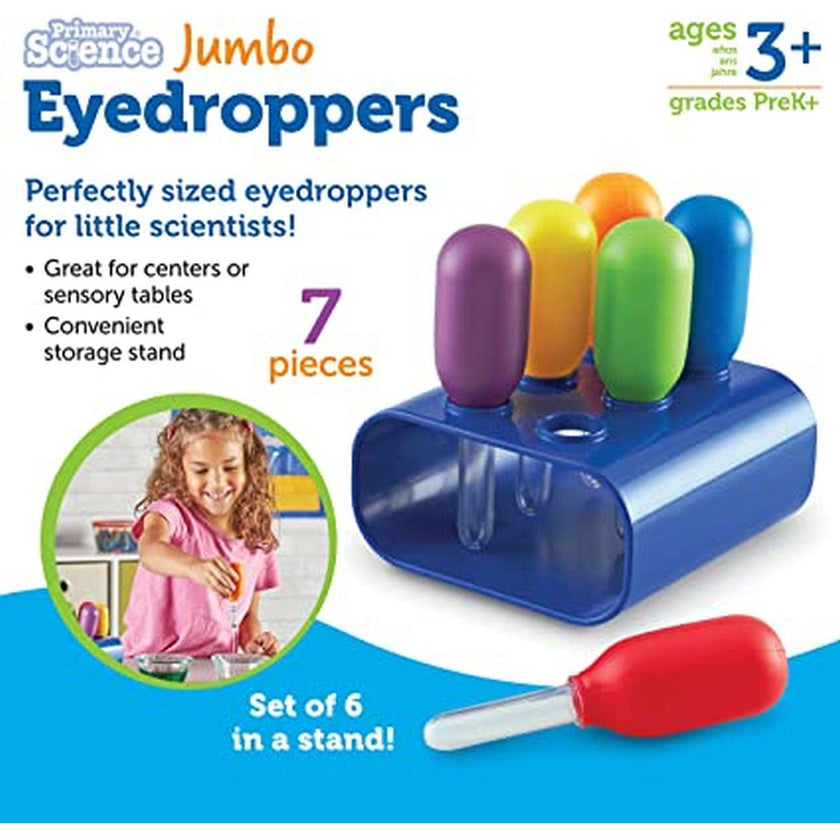 Learning Resources - Primary Science Jumbo Eyedroppers