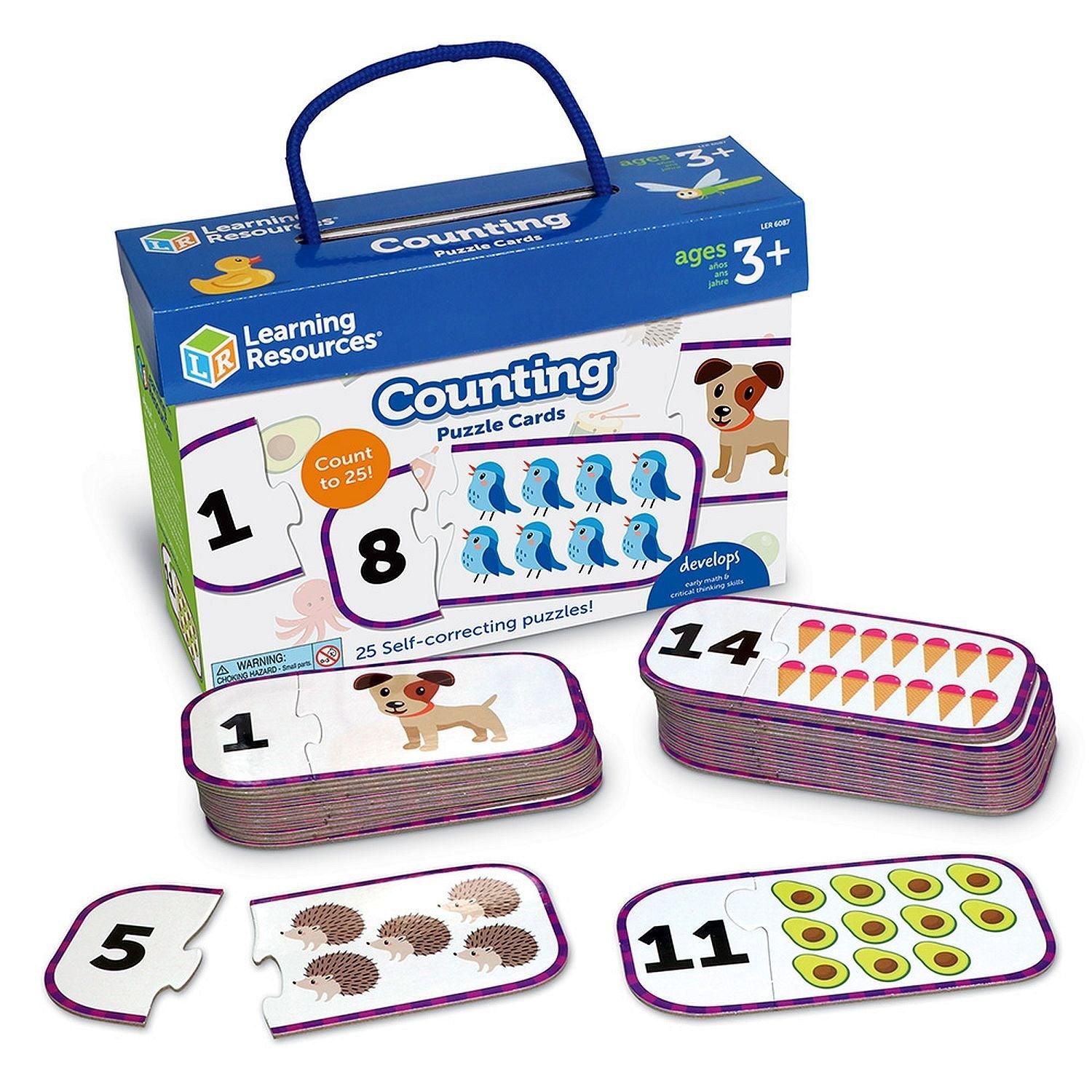 Learning Resources - Puzzle Cards - Counting
