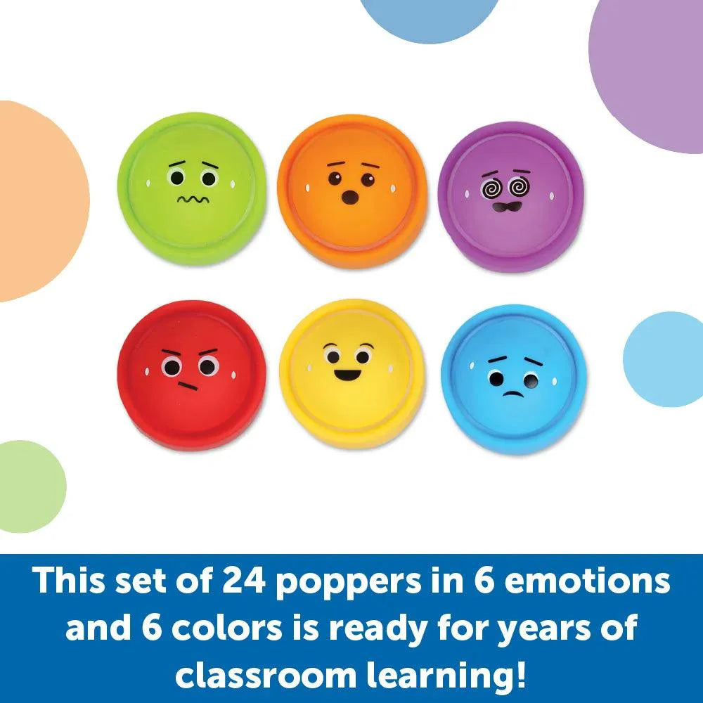 Learning Resources - Rainbow Emotions Fidget Poppers Classroom Set