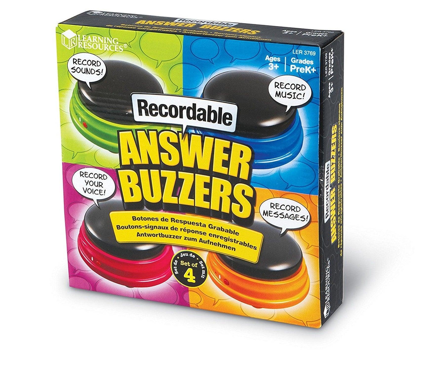 Learning Resources - Recordable Answer Buzzers(4Pcs)
