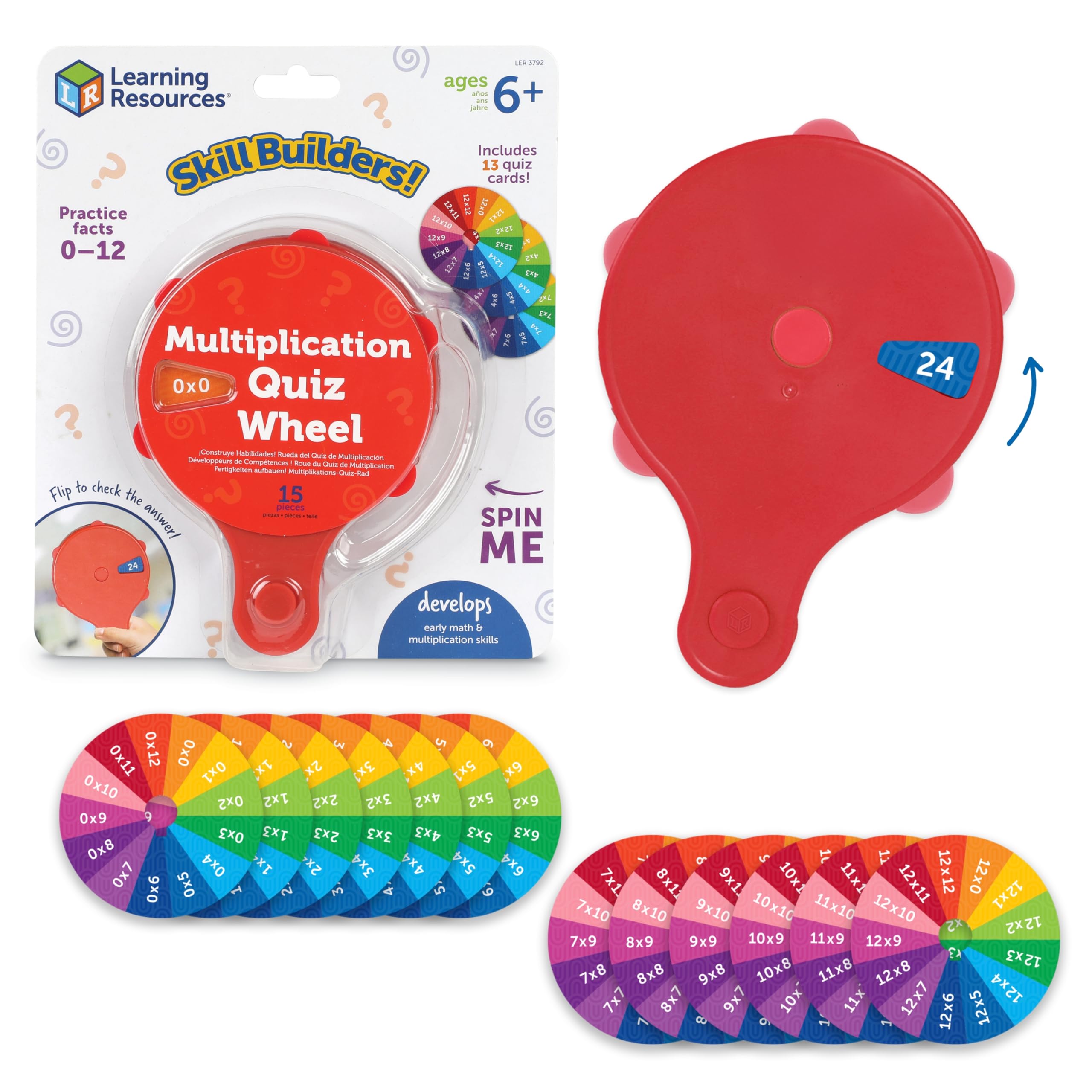 Learning Resources - Skill Builders Multiplication Quiz Wheel