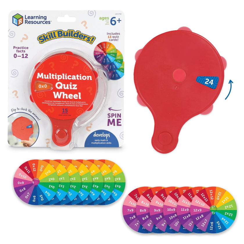 Learning Resources - Skill Builders Multiplication Quiz Wheel