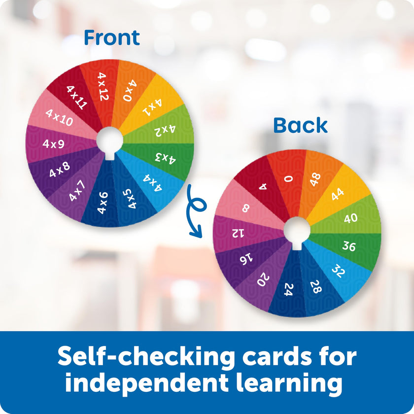 Learning Resources - Skill Builders Multiplication Quiz Wheel