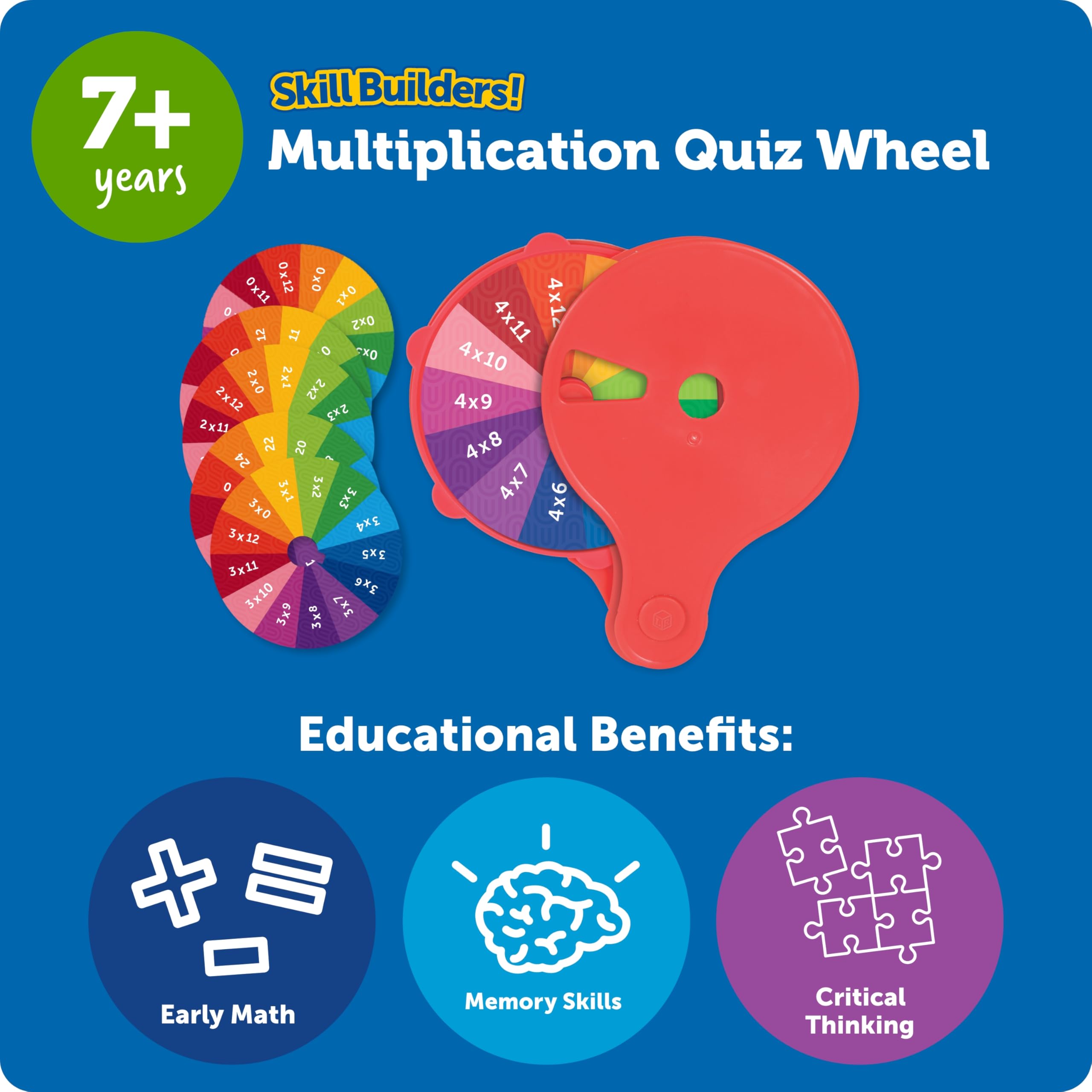 Learning Resources - Skill Builders Multiplication Quiz Wheel