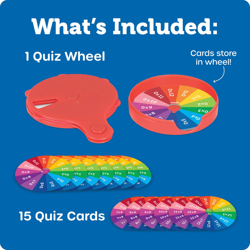 Learning Resources - Skill Builders Multiplication Quiz Wheel