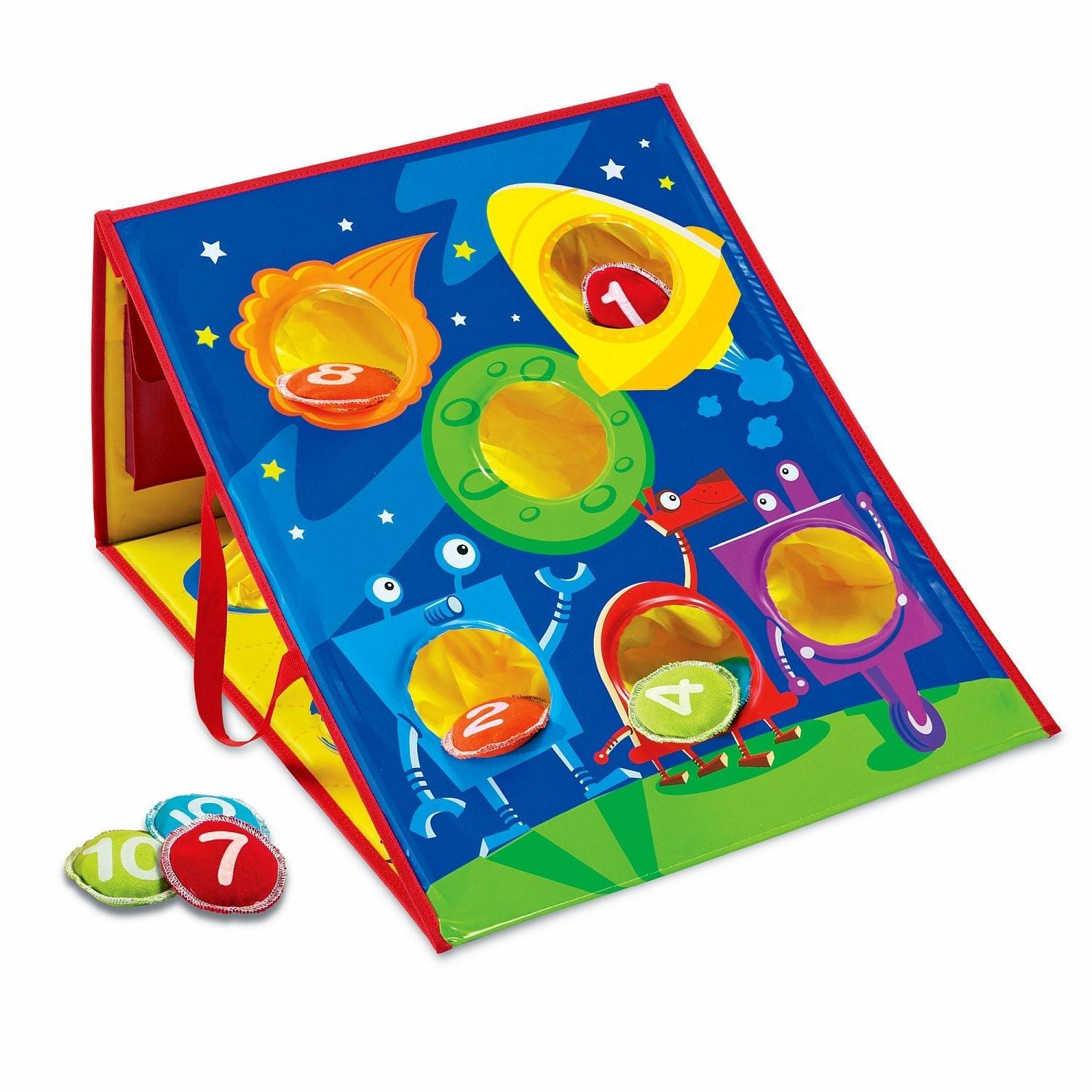 Learning Resources - Smart Toss Colors - Shapes & Numbers Game