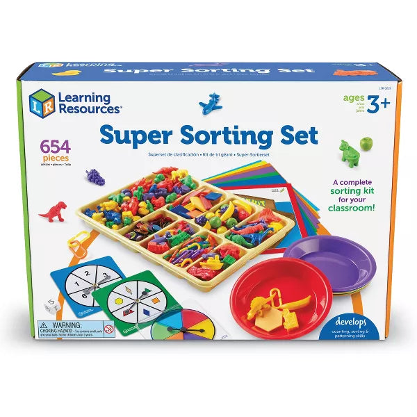 Learning Resources - Super Sorting Set W/Activity Cards