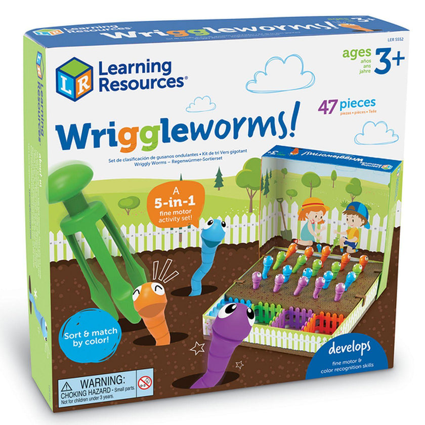 Learning Resources - Wriggleworms!Fine - Motor Activity Set