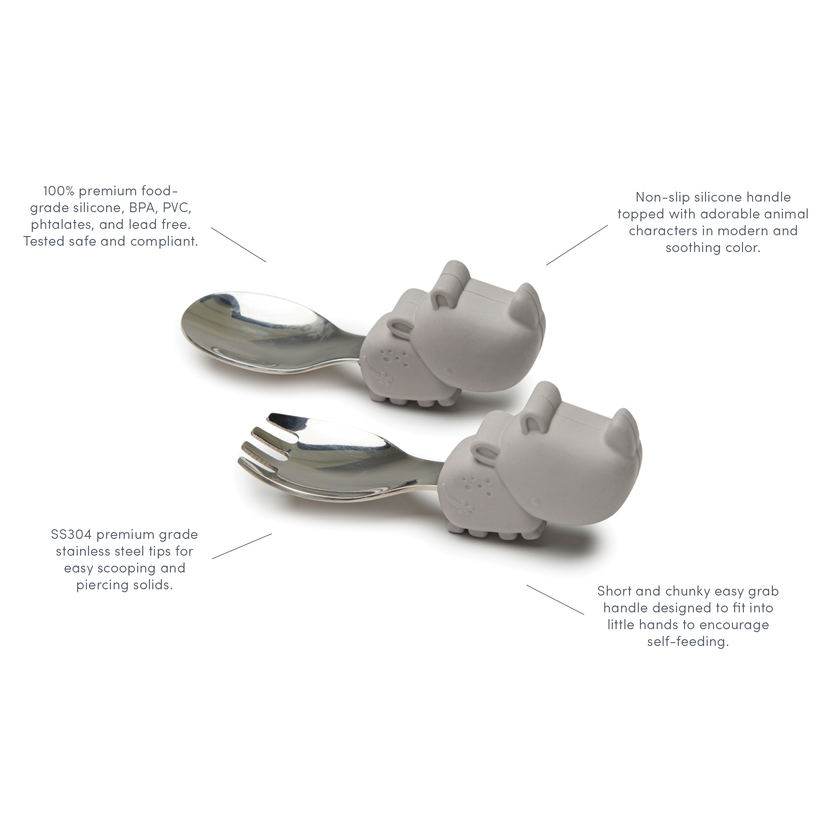 Learning Utensils Set - Elephant
