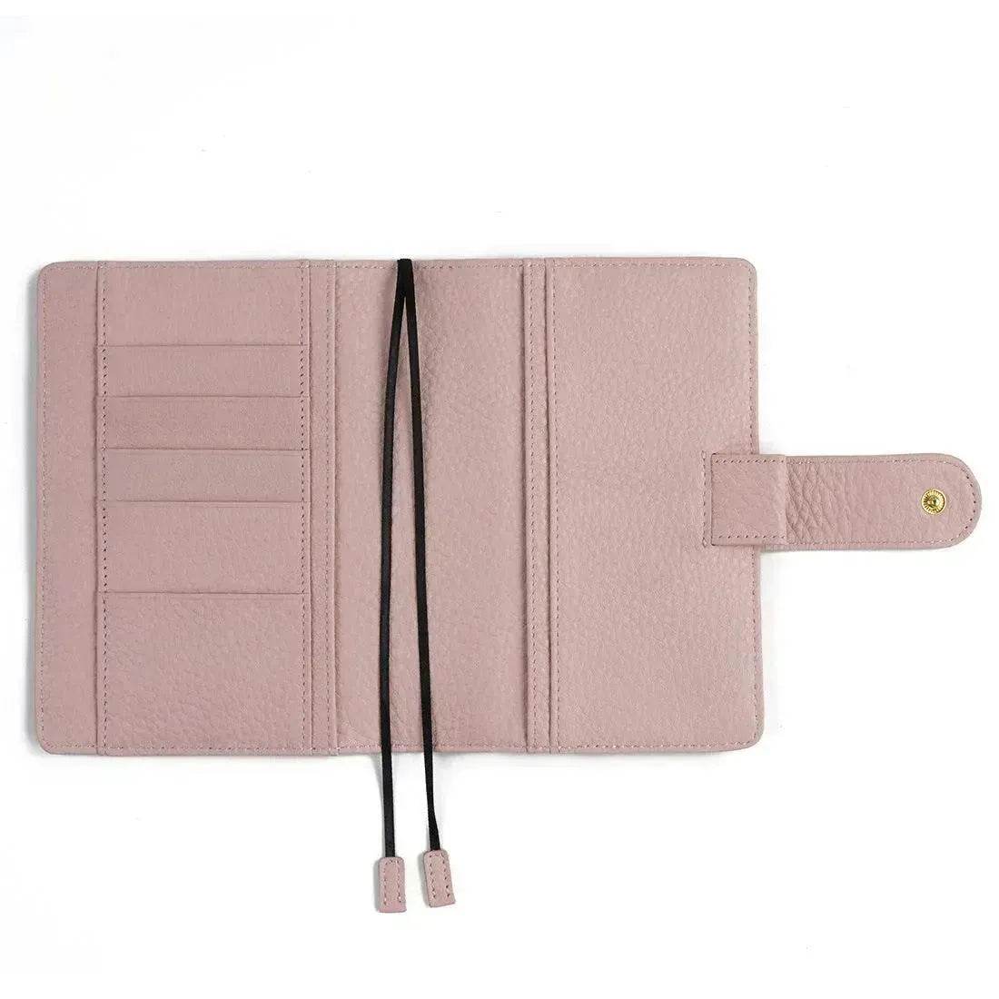 Leather Notebook Lychee Pattern Head Layer Cowhide A6 Loose-Leaf Diary