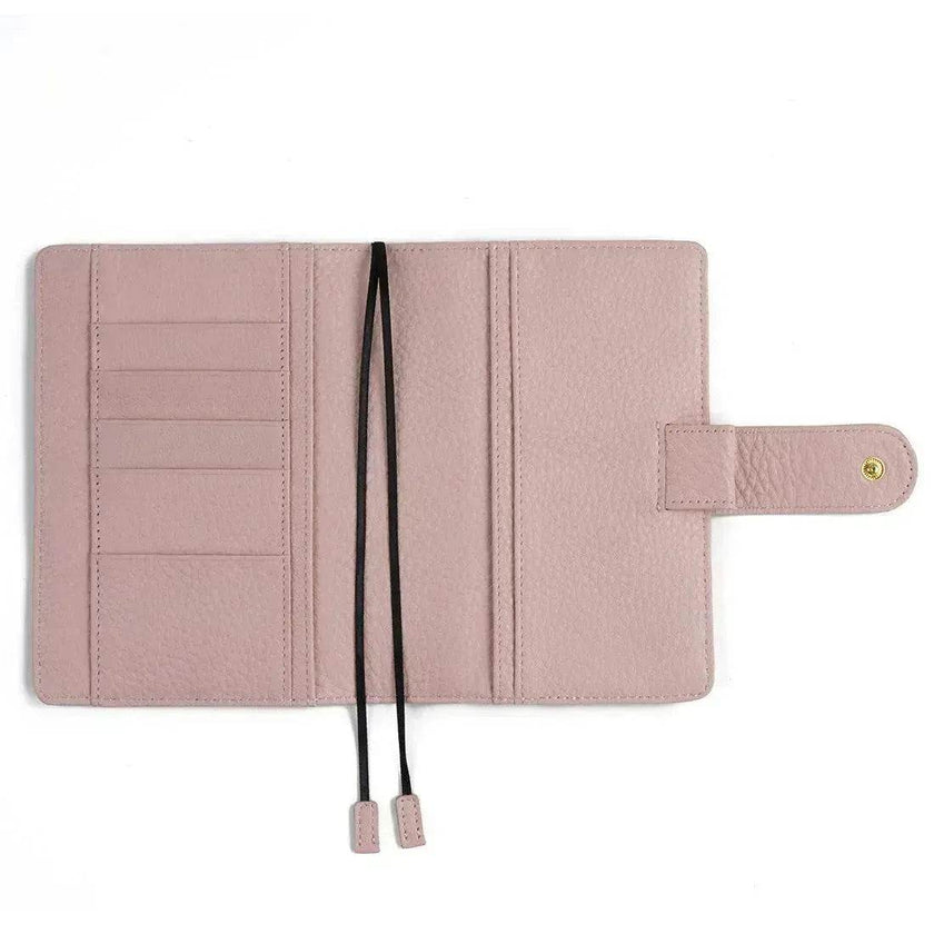 Leather Notebook Lychee Pattern Head Layer Cowhide A6 Loose-Leaf Diary