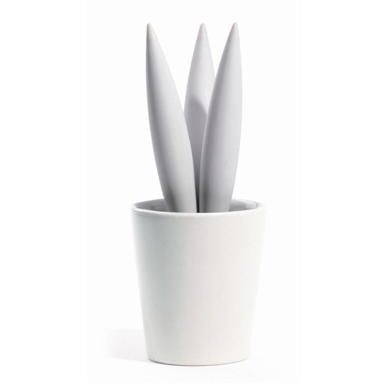 Legnoart - Cereus Trivet With Porcelain Bowl - White