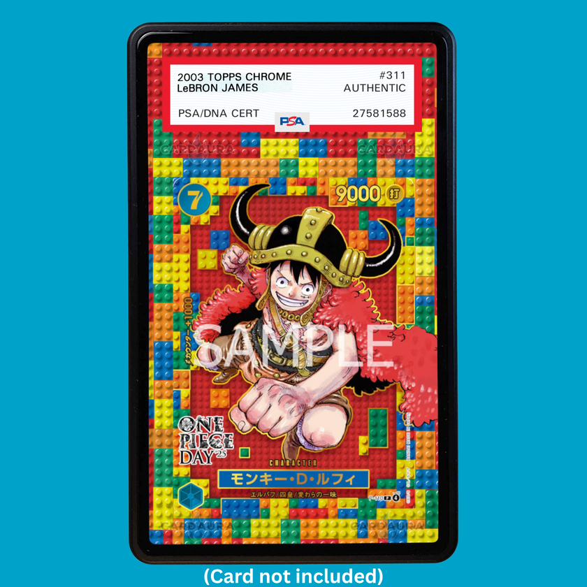 Monkey D. Luffy One Piece Day P110 (Graded) Display Case