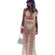 Women's Pure Color Bikini Swimsuit Outwear Skirt – White Beach Skirt