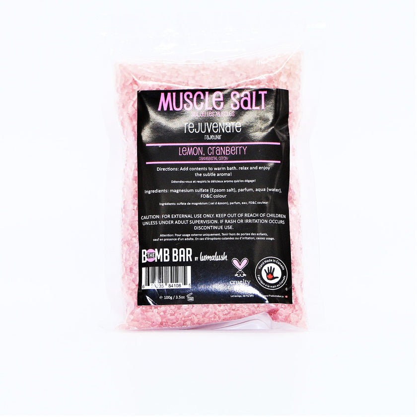 Muscle Salt Soak with Epsom Salt