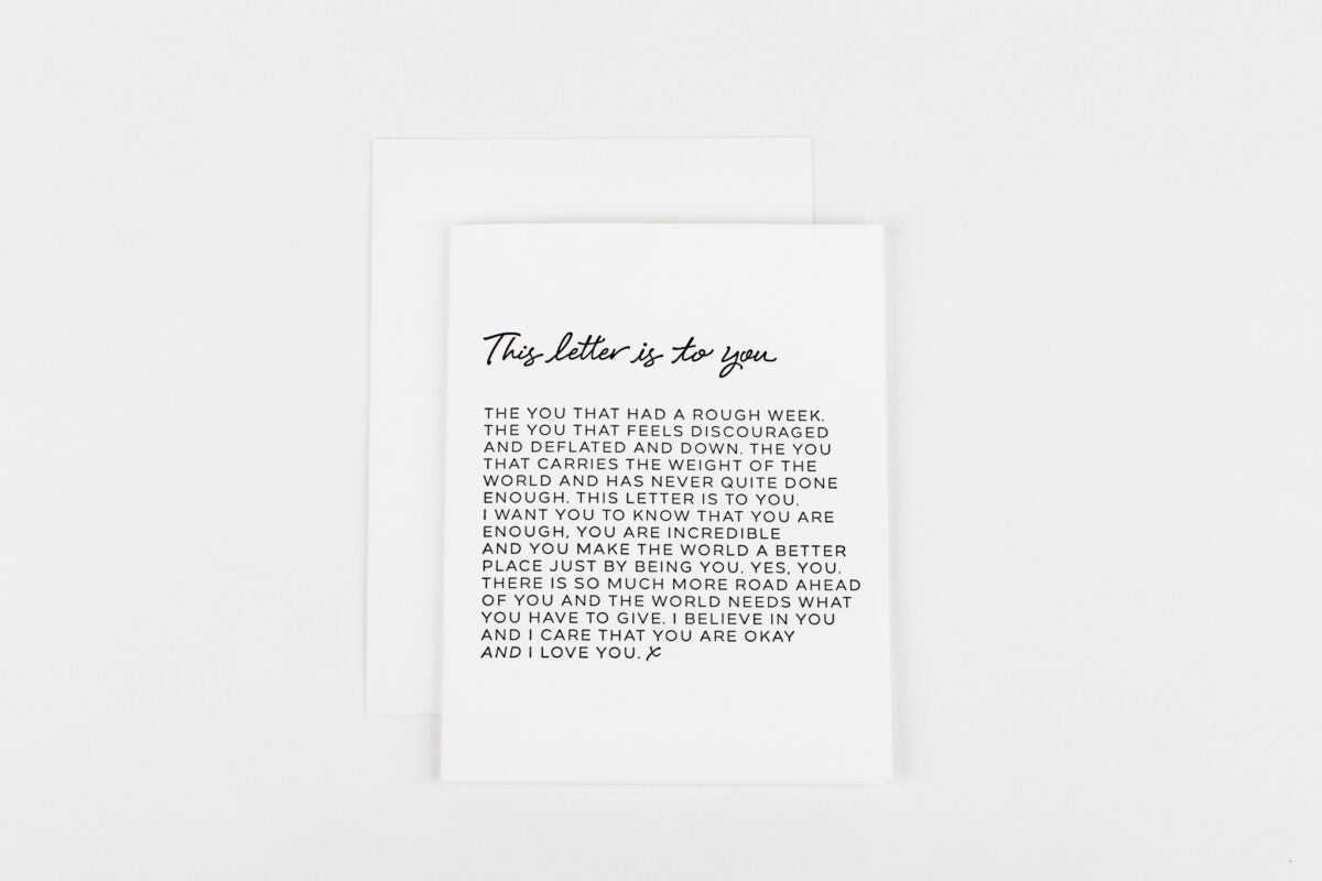Letter to You