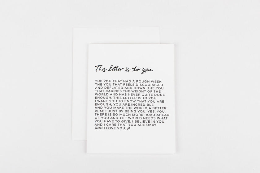 Letter to You