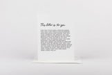 Letter to You