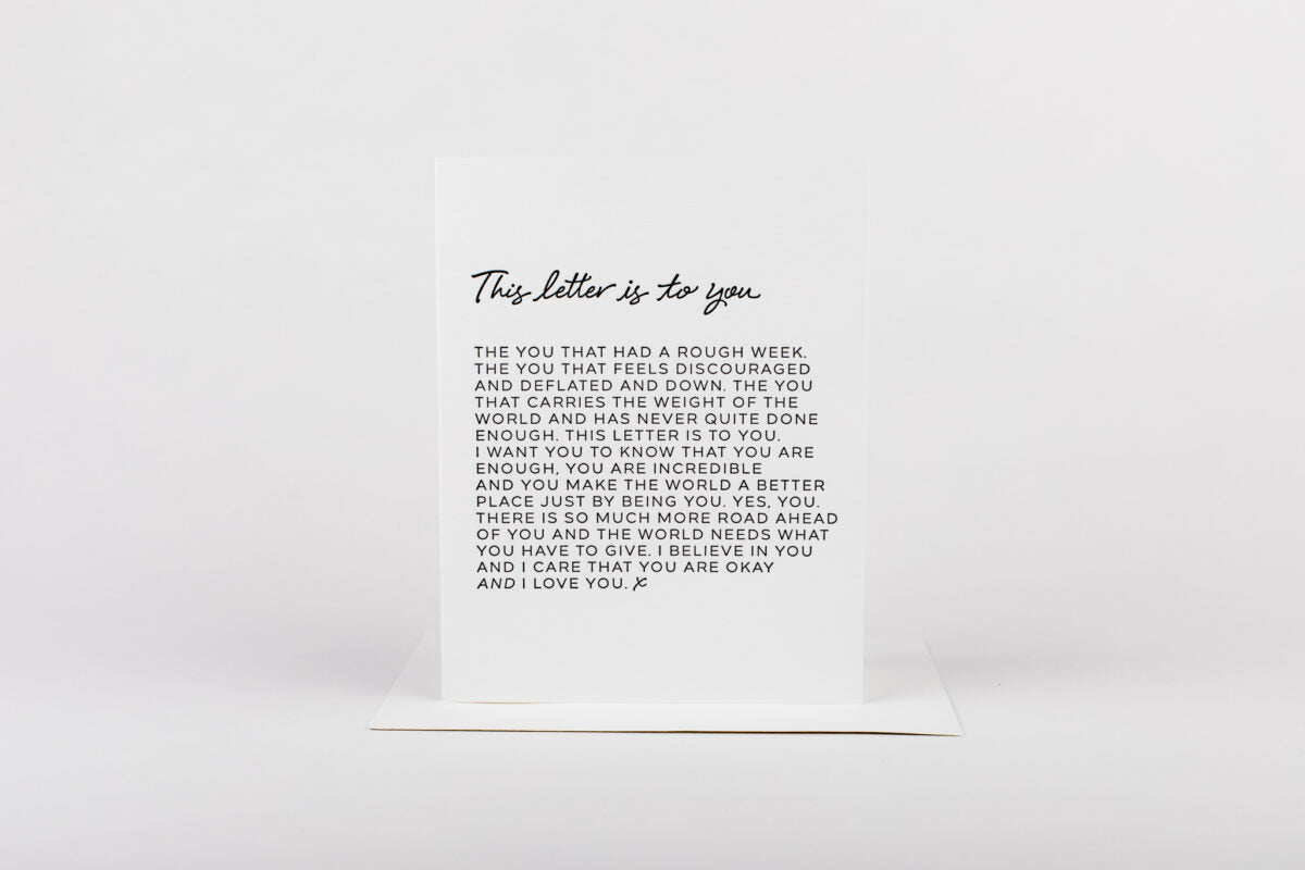 Letter to You
