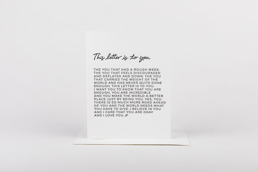 Letter to You