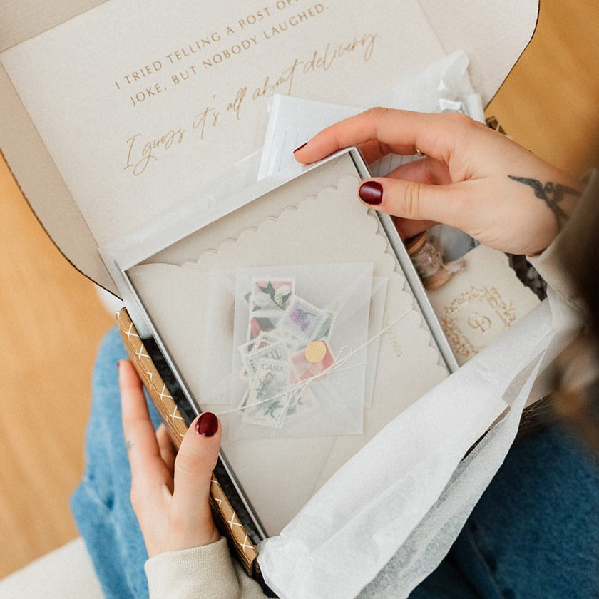 Lucky Press Letter Writers Box